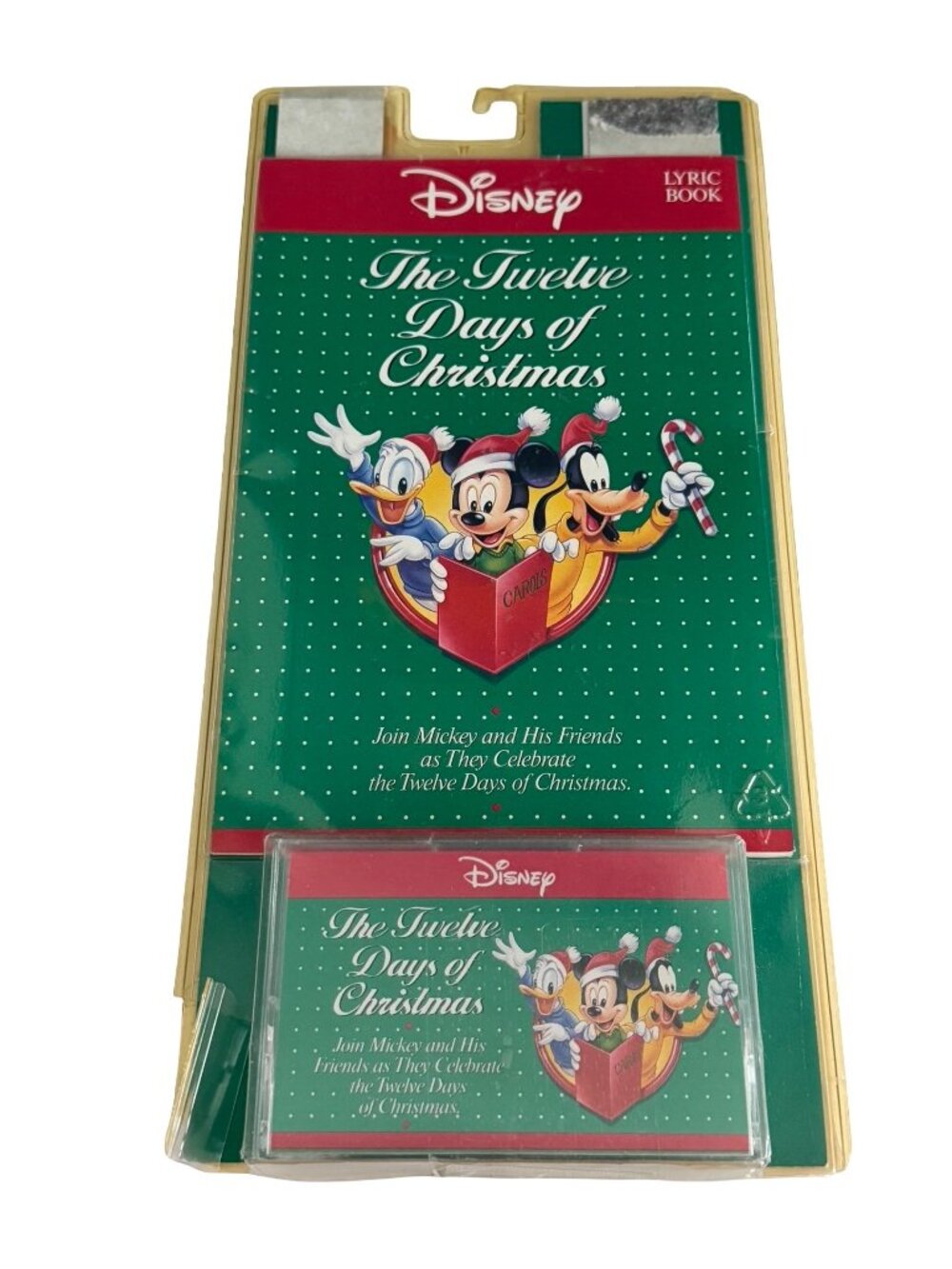 Disney The Twelve Days of Christmas Cassette Tape & Lyric Book Unopened 1991 Mic